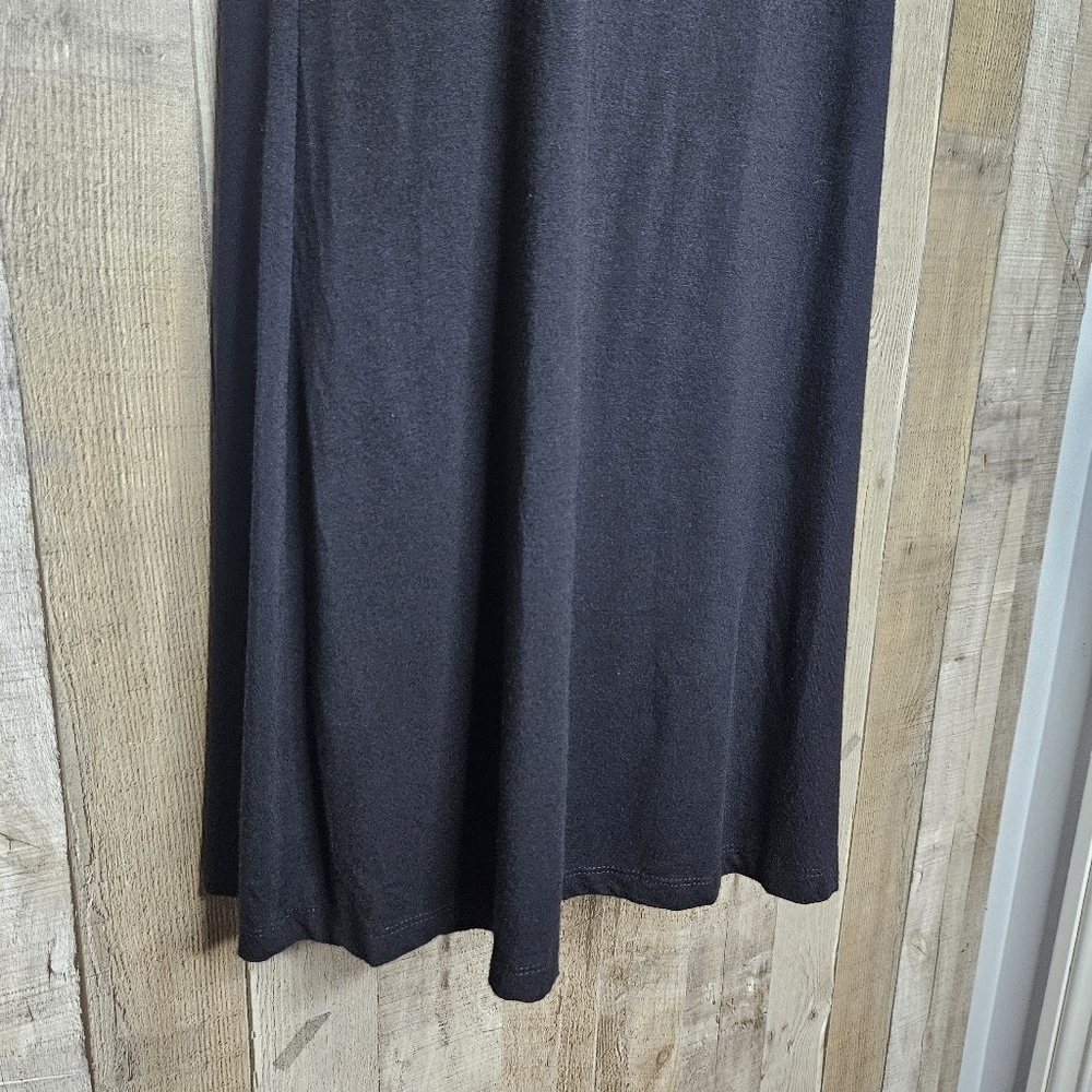 Rohb by Joyce Azria Cannes Short Sleeve Crew Neck Pullover Black Dress Sze Small - Picture 3 of 8
